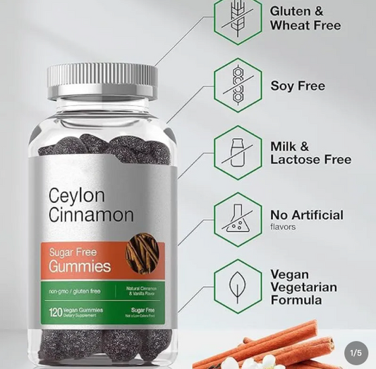 Sugar-Free Ceylon Cinnamon Gummies